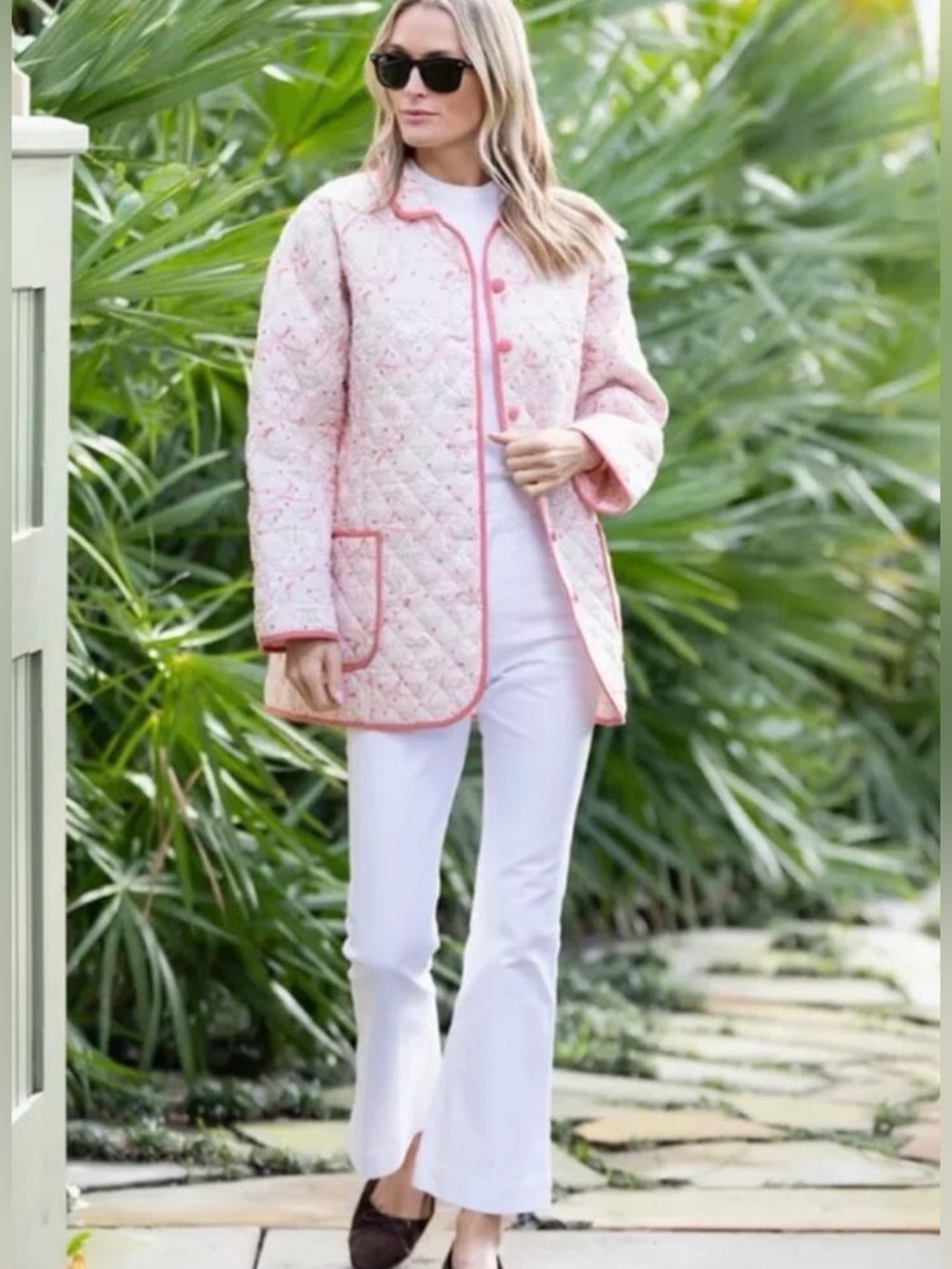 Julia Amory oversized Dakota quilted jacket size XS